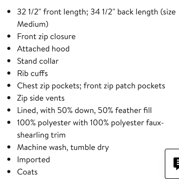 Sam Edelman Black Faux Shearling Lined Puffer Coat - Picture 7 of 15